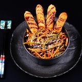 ნუდლსი ხრაშუნა ქათმით