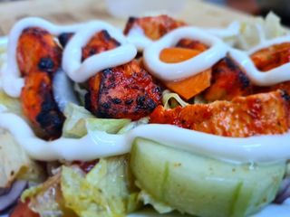 Grill salad paneer