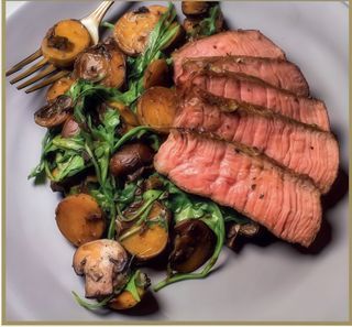 Tagliata di manzo con verdure grigliate