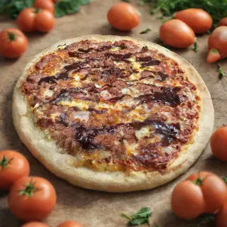Pizza barbacoa (individual)