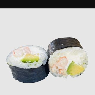 28. Langostino, Philadelphia y Aguacate (8 Uds.)