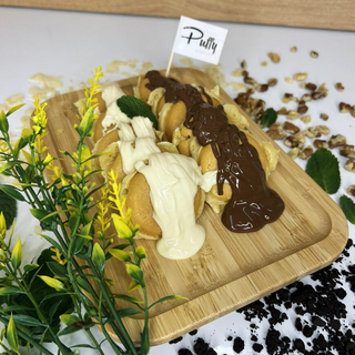 10 мини палачинки с Nutella и бял шоколад NuCrema