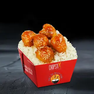 Sticky chicken rice