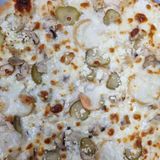 Бяла пица с бекон (600г)