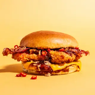Spicy BBQ burger