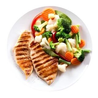 60. Pollo Con Vegetal