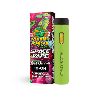 Space Vape Iguana Smoke  10-OH 2ml - Red Berries