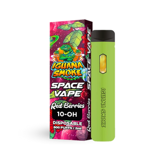 Space Vape Iguana Smoke  10-OH 2ml - Red Berries