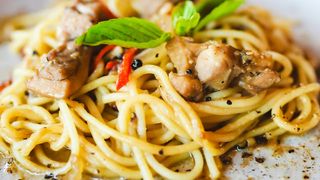 Spaghetti Kolowa + Blanc De Poulet + Pain