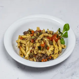 Fuži s biftekom i povrćem u umaku od tartufa