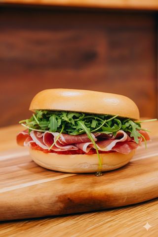 Bagel De Jamón Ibérico (1 Ud.)