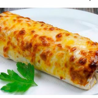 Rollo gratinado con queso