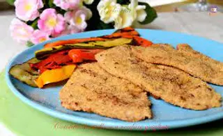 Maxi cotoletta con verdure