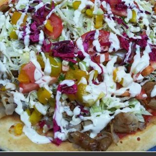 Pizza kebap completa