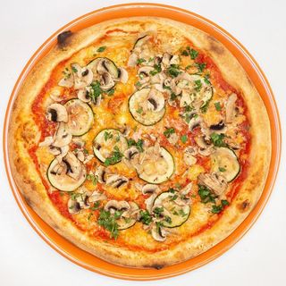 Pizza Funghi e Zucchine 