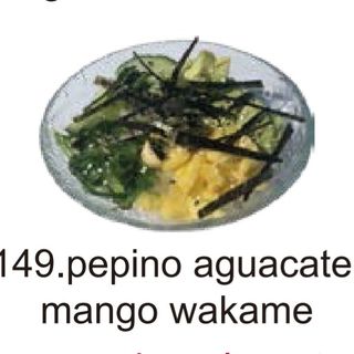 149.pepino aguacate mango wakame 