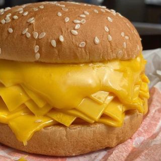 Cheese chicken Burger simple