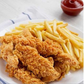 Crunchy chicken tenders menu 