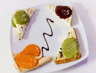 Queso Asado 3 Mojos (Ración)