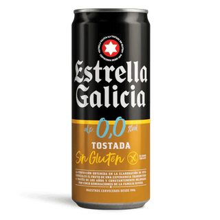 Cerveza Estrella Galicia 0.0 Tostada (330 Ml.)