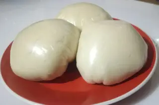 Pounded yam.