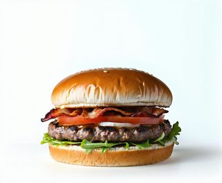 Baconburger - medio con Svizzera 100 g