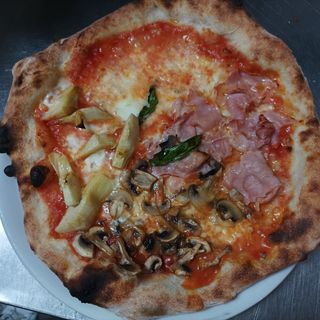 Pizza 4 Stagioni in teglia