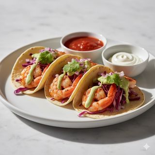 Mini Tacos De Gambas