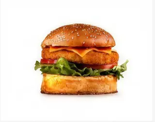 Chicken Burger avec Frites