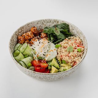 Боул с курицей терияки (с рисом)