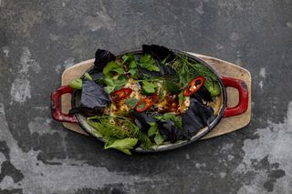 Халумі з баклажаном на грилі (240g)