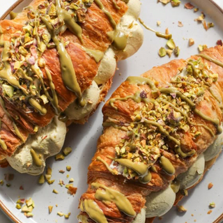 Croissant con pistacho 