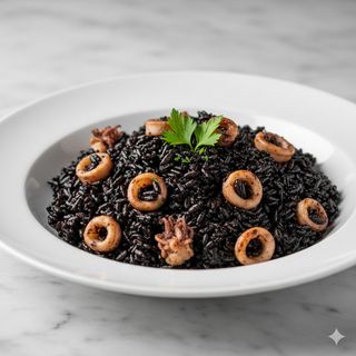 Arroz Negro Con Chipirones, 2 raciones