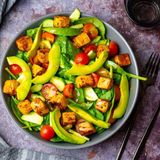 Spicy Paneer And Spinach Salad