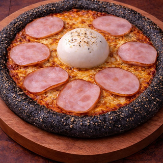 ბურატა მოცარელათი და  ინდაურის ლორით 28სმ