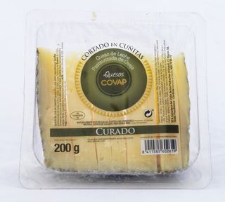 Queso Pasteurizado De Oveja Curado. Cuña Precortada De 200 G.
