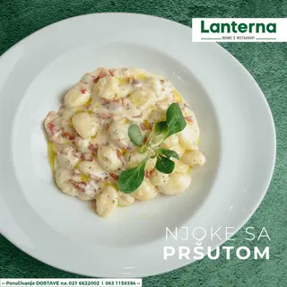 Njoke sa pršutom