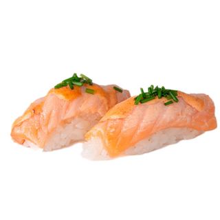 Nigiri de Salmón Flameado, 1 unidad