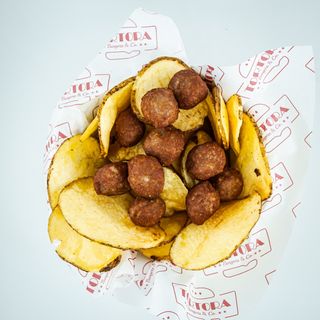 Chips con polpettine