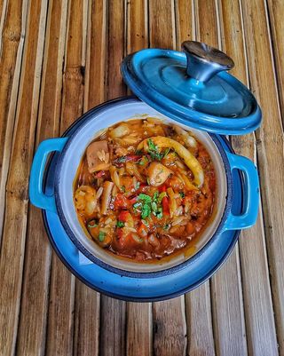 Fructe de mare la tigaie