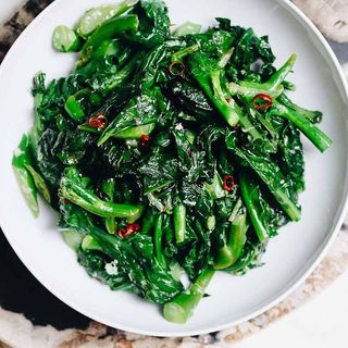 Chinese Green Veg's with Garlic