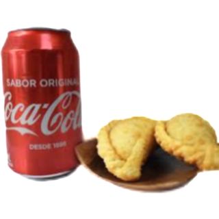 Coca-cola + 2Empanadas Criolla 