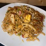 Fideos con pollo