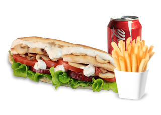 Menu Sandwich au Poulet