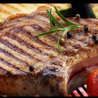 Costata di manzo con contorno