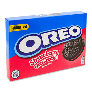 Печиво Oreo з какао зі смаком полуниці та чизкейку (228г)
