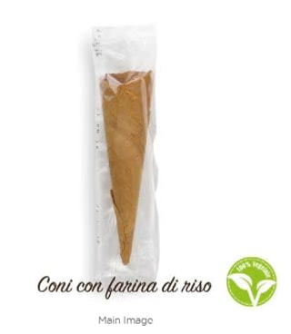 Cono con farina di riso