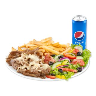 Talerz Kebab z serem, Pepsi 0.33l