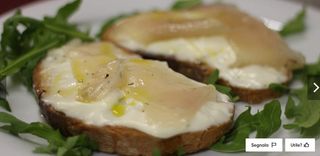 Bruschetta con Lardo e Stracchino