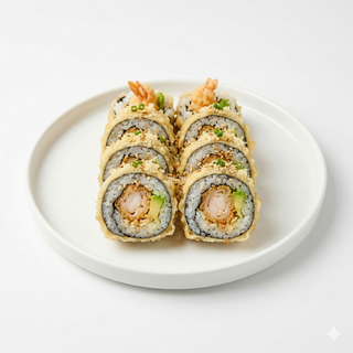 Tempura Maki Gamba (8 Pzs.)